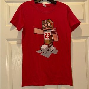 Red Graphic Short Sleeve Tee
